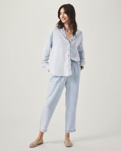Bleached Indigo Button Down - Bleached Indigo