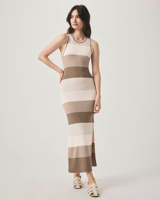 Katya Sweater Dress - Neutral Multi