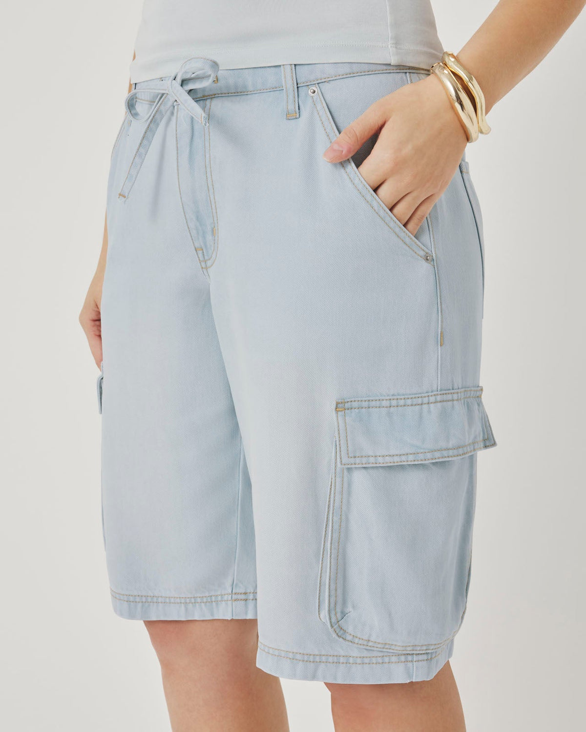 Lounge Denim Cargo Short
