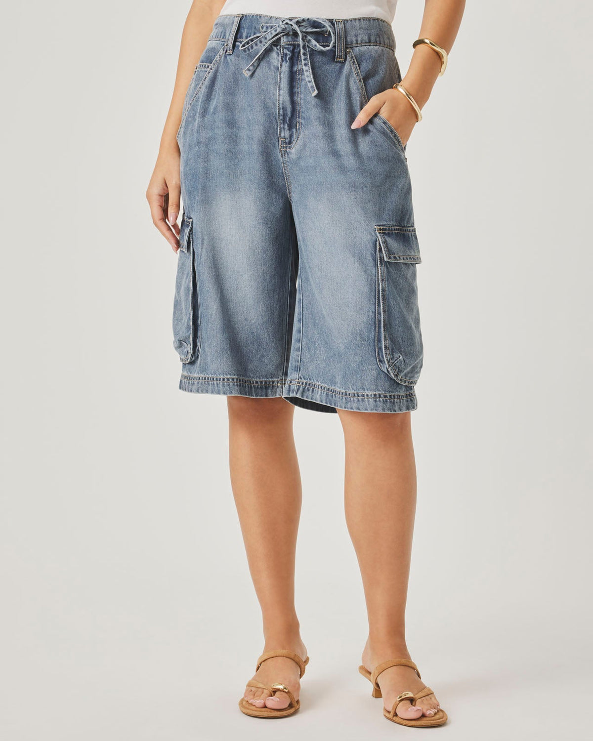 Lounge Denim Cargo Short