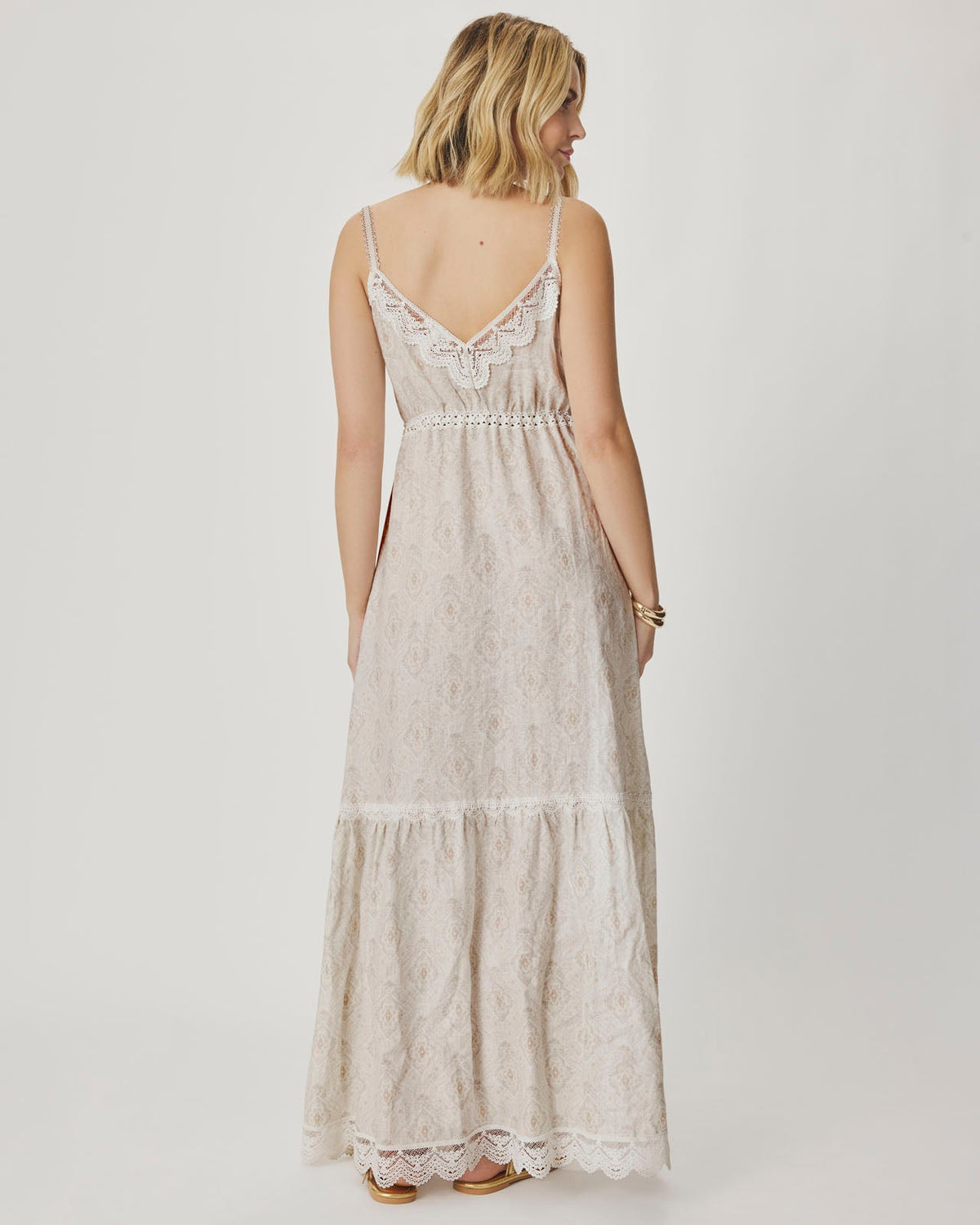Anastasia Maxi Dress - Antique Pearl Paisley