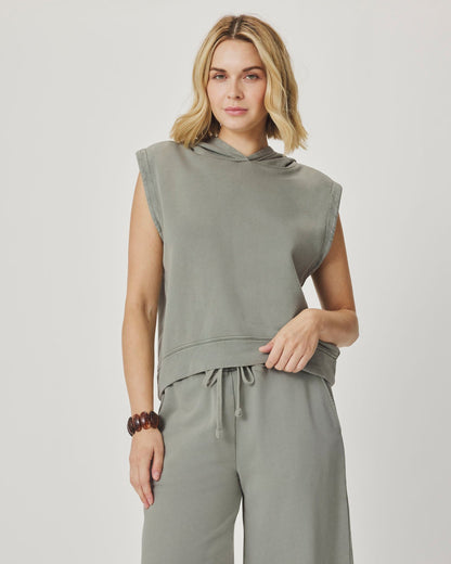 Greta Sleeveless Hoodie