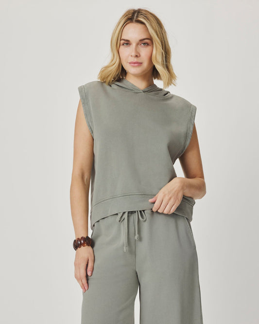 Greta Sleeveless Hoodie