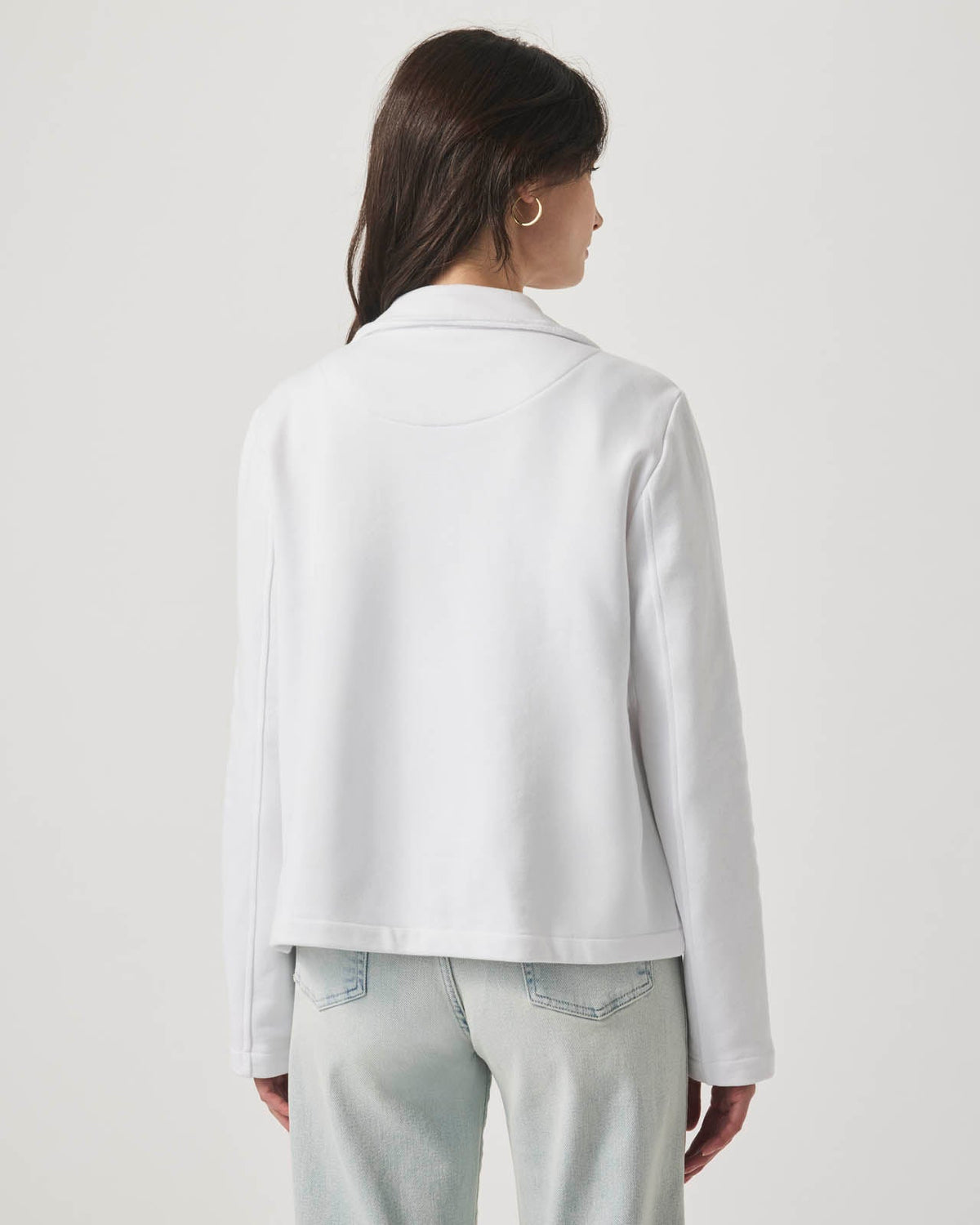 Diana French Terry Blazer - White