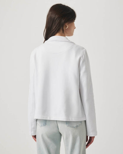 Diana French Terry Blazer - White