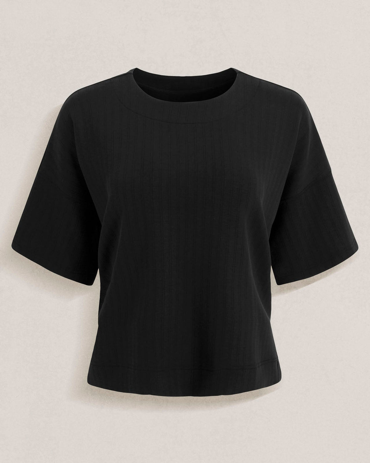 Splendid x Cellajaneblog Rib Scuba Short Sleeve Sweatshirt