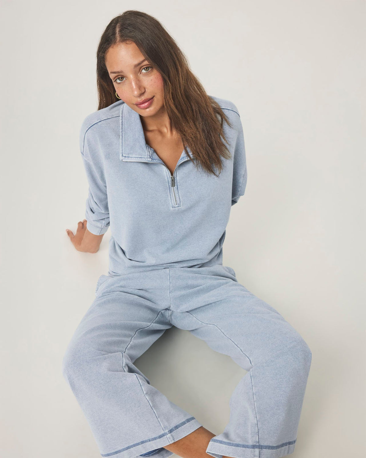 Hayden Terry Quarter Zip Sweatshirt