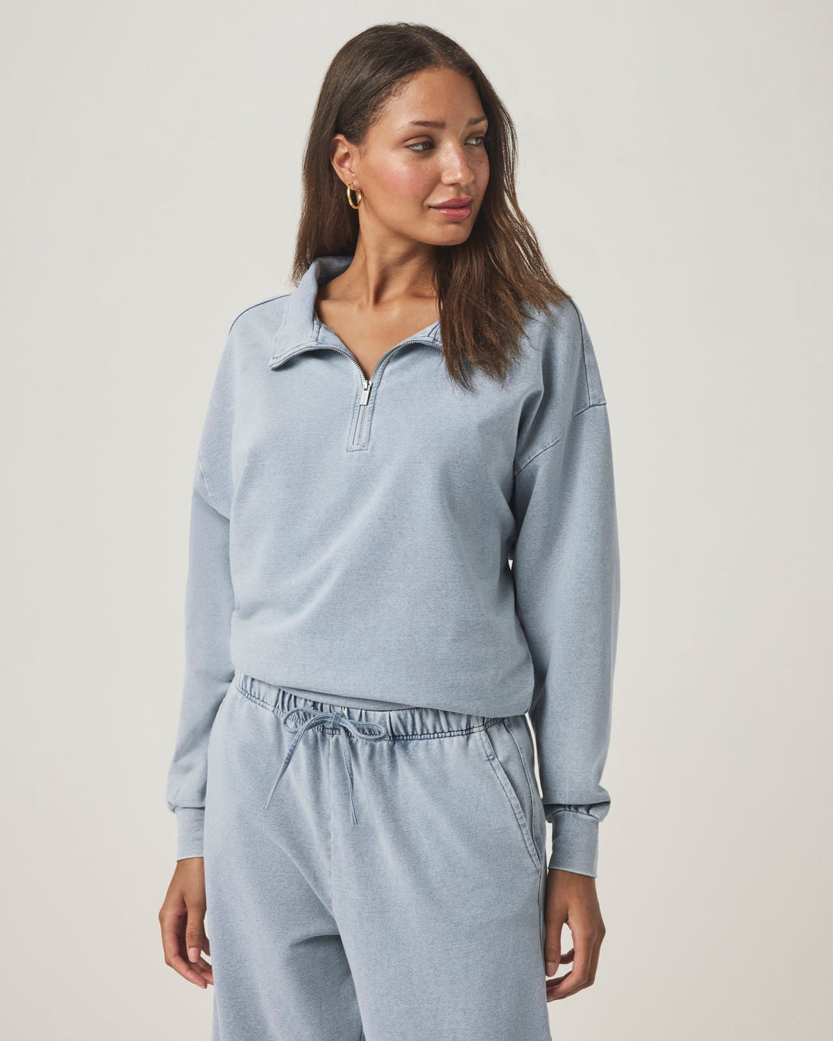 Hayden Terry Quarter Zip Sweatshirt