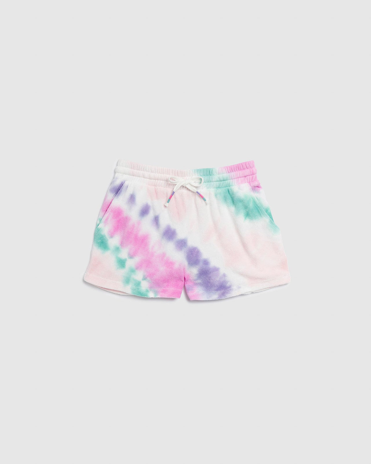 Girls Daydream Tie Dye Short - Pink Tie Dye