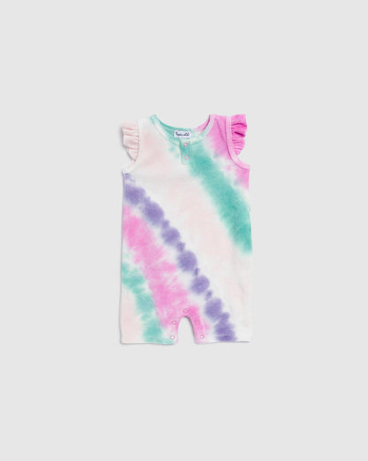Infant Girls Daydream Tie Dye Onsie - Pink Tie Dye