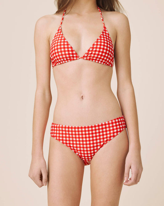 Penny Hipster Swim Bottom - Firework/White