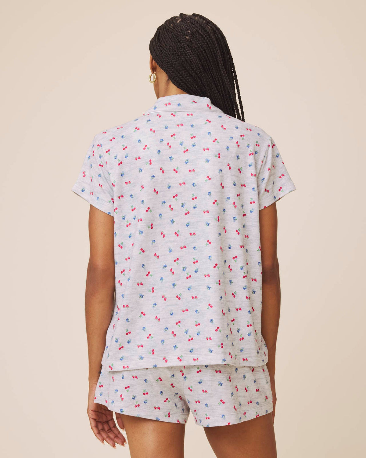 Tossed Fruit Flora Pillowsoft Short Set - Tossed Fruit