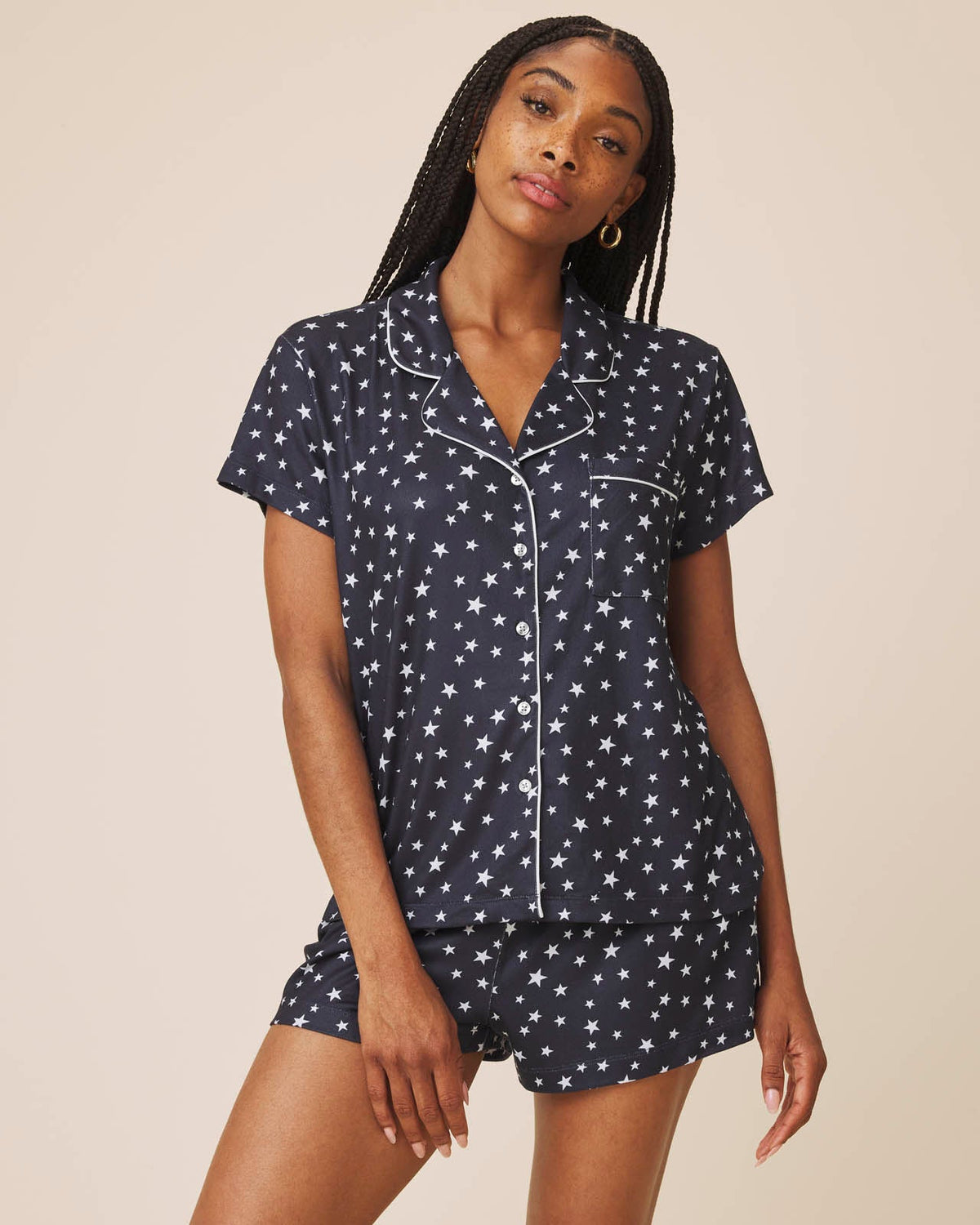 Star Spangled Flora Pillowsoft Short Set - Star Spangled