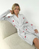 Heather Grey Red Hearts
